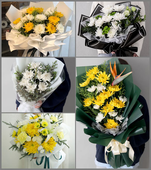 山东青岛平度市东阁街道大十里堡村白事花束代送